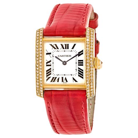 ladies cartier tank watch|cartier tank watch ladies automatic.